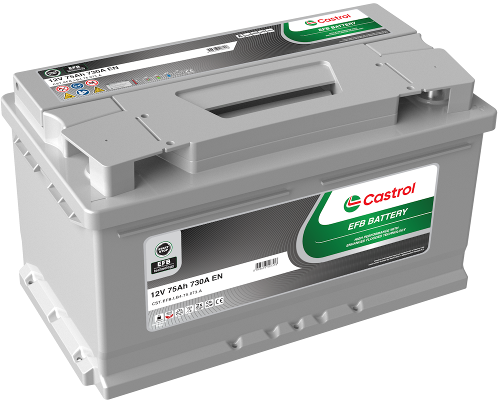 Castrol EFB 12V 75Ah