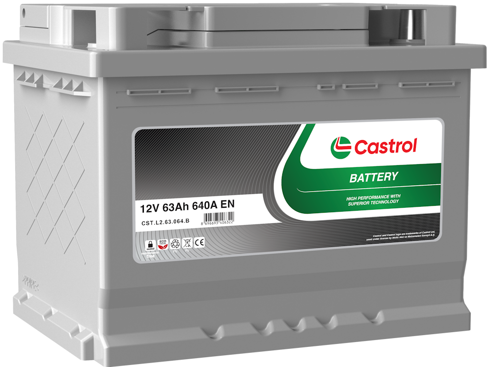 Castrol SLI-DIN 12V 63Ah V+