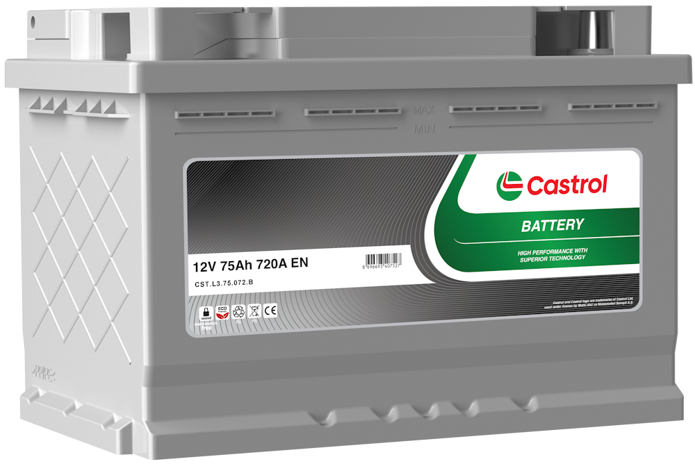 Castrol SLI-DIN 12V 75Ah V+